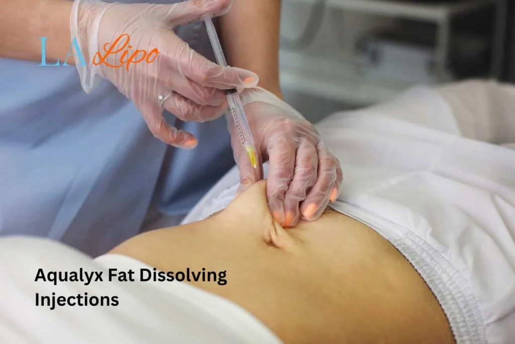 woman having fat dissolving injections Beaconsfield in the stomach