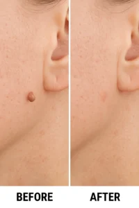 Skin tags removal Beaconsfield before and after